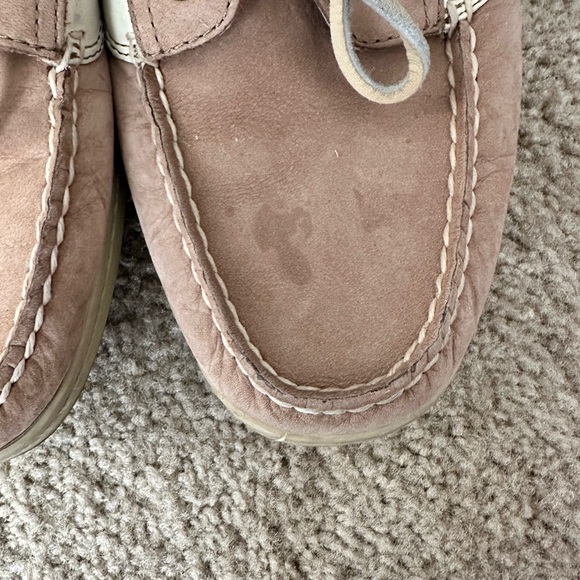 Sperry Top-sider Boat Shoes with Orange Detail - Size 9 - Picture 6 of 7